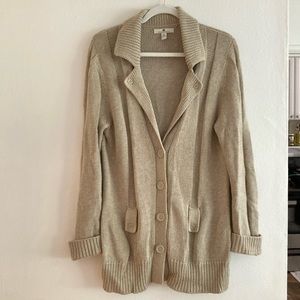 Knitted Cream Cardigan